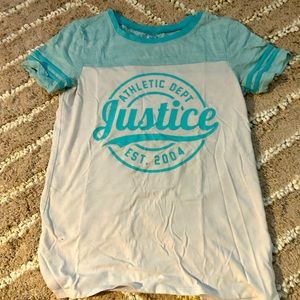 Justice athletic shirt